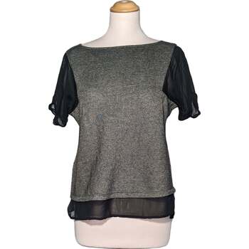 Vêtements metallic T-shirts & Polos Promod top manches courtes  38 - T2 - M Noir Noir