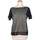 Vêtements Femme T-shirts Bedrucktes & Polos Promod top manches courtes  38 - T2 - M Noir Noir