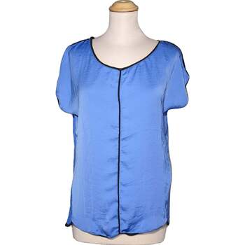 Vêtements Femme Tops / Blouses Camaieu Top Manches Courtes  38 - T2 - M Bleu