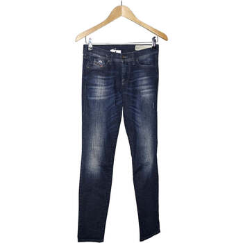 Vêtements Femme Jeans Diesel jean droit femme  34 - T0 - XS Bleu Bleu