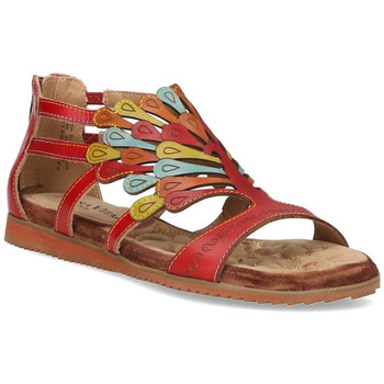 Chaussures Femme Sandales et Nu-pieds Laura Vita Sandal  Vaca Rouge Multicolore