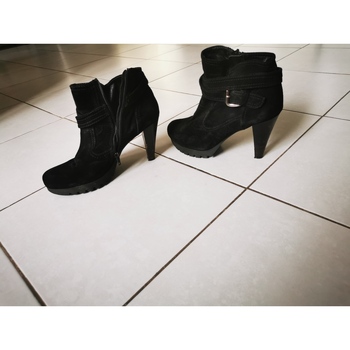 Chaussures Femme Bottines Minelli bottines noires Noir