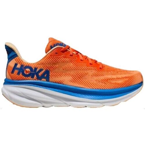 Chaussures Femme Running / trail zapatillas de running HOKA tope entrenamiento talla 37 Baskets Clifton 9 Femme Vibrant Orange/Impala Orange