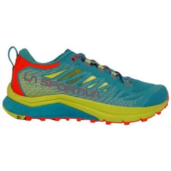 Chaussures Femme Running / trail La Sportiva Lustres / suspensions et plafonniers Lagoon/Green Banana Bleu