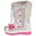Chaussures Fille Bottes de neige Agatha Ruiz de la Prada front APRES-SKI Argenté / Rose