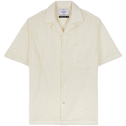 Vêtements Homme Chemises manches longues Portuguese Flannel Piros Shirt - Off White Blanc