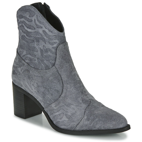 Chaussures Femme cap Boots Casta TEA Gris / Jean