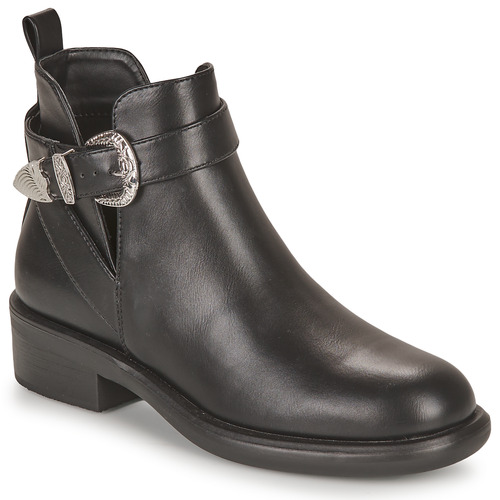 Chaussures Femme Boots Only ONLBLOOM-5 PU BUCKLE Boot RIEKER Noir