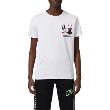 Vêtements Homme T-shirts & Polos Iceberg T-SHIRT ICBERG - I1P0 F010 6301 1101 Blanc