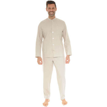 Vêtements Homme Pyjamas / Chemises de nuit Pilus PYJAMA LONG BEIGE XANIEL BEIGE