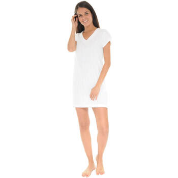 Vêtements Femme Pyjamas / Chemises de nuit Pilus CHEMISE DE NUIT BLANC YOLITA Blanc