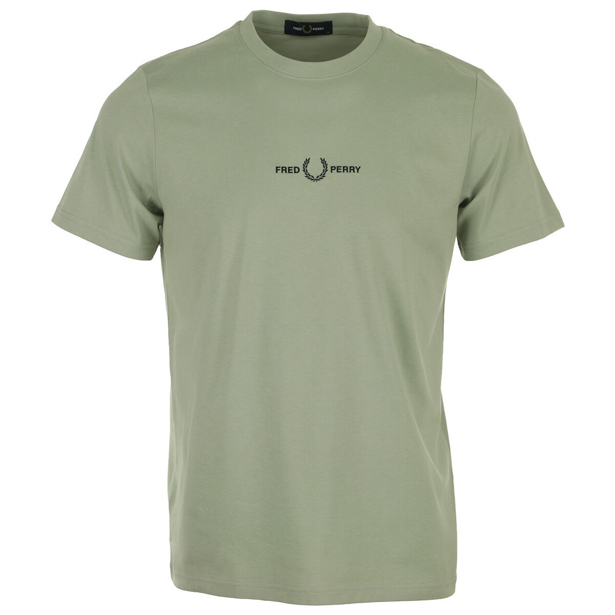 Vêtements Homme T-shirts manches courtes Fred Perry Embroidered T-Shirt Vert