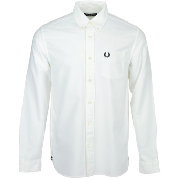Fred Perry Oxford Shirt Blanc - Livraison Gratuite | Spartoo ! - Vêtements  Chemises manches longues Homme 109,99 €