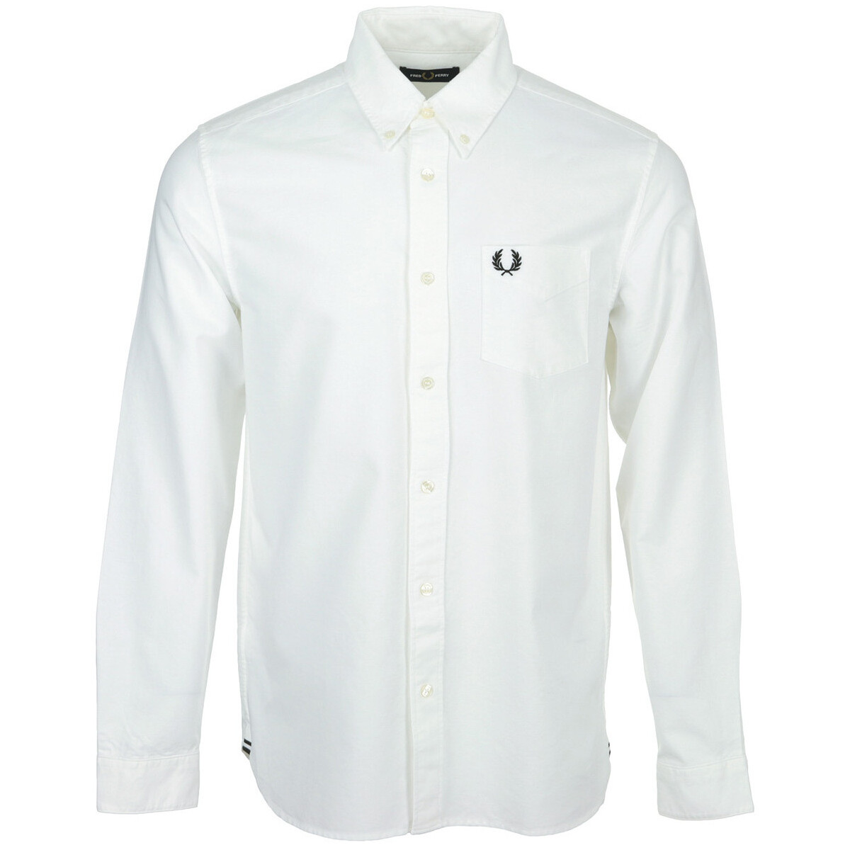 Vêtements Homme Chemises manches longues Fred Perry Oxford Shirt Blanc