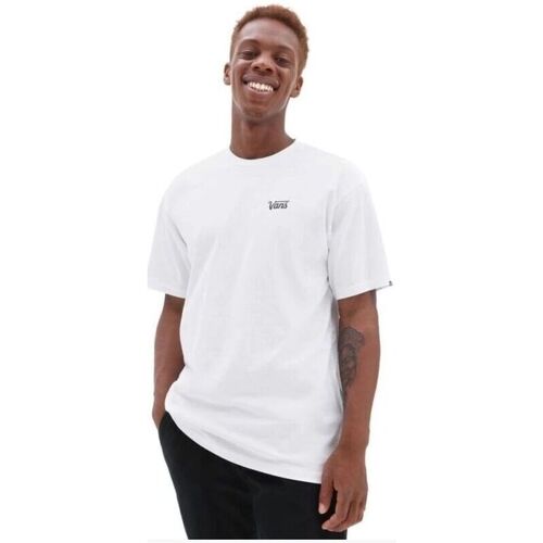 Vêtements Homme T-shirts & Polos Vans VN0A7Y3S MINI SCRIPT-WHT WHITE Blanc
