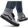 Chaussures Boots Vans Skate SK8HI Gris