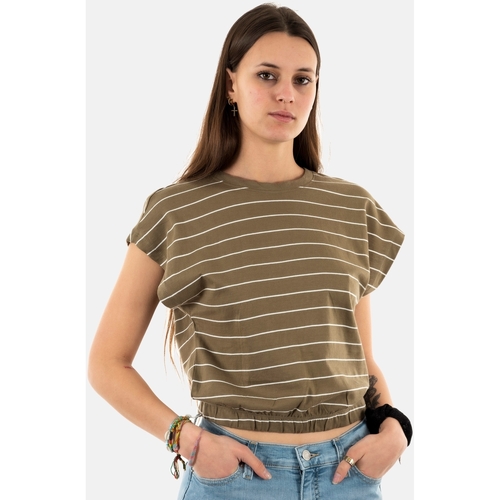 Vêtements Femme T-shirts manches courtes Only 15252470 Vert