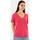 Vêtements Femme T-shirts manches courtes Ichi 20108410 Rouge