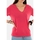 Vêtements Femme T-shirts manches courtes Ichi 20108410 Rouge
