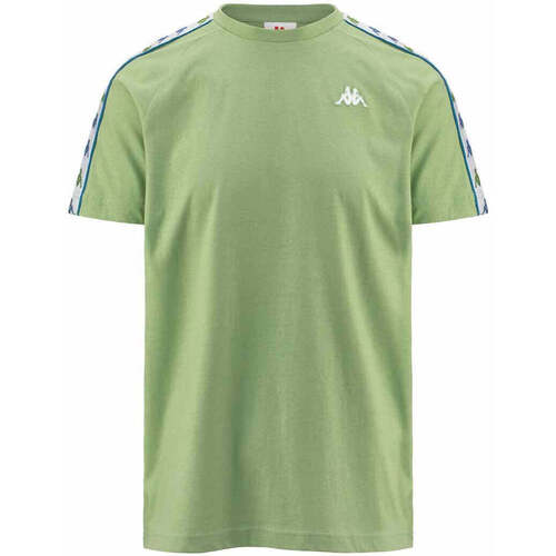 Vêtements Homme T-shirts manches courtes Kappa T-shirt Coeni Slim Authentic Vert