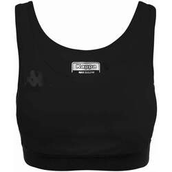 Vêtements Femme T-shirts manches courtes Kappa Brassière Emme Sportswear Noir