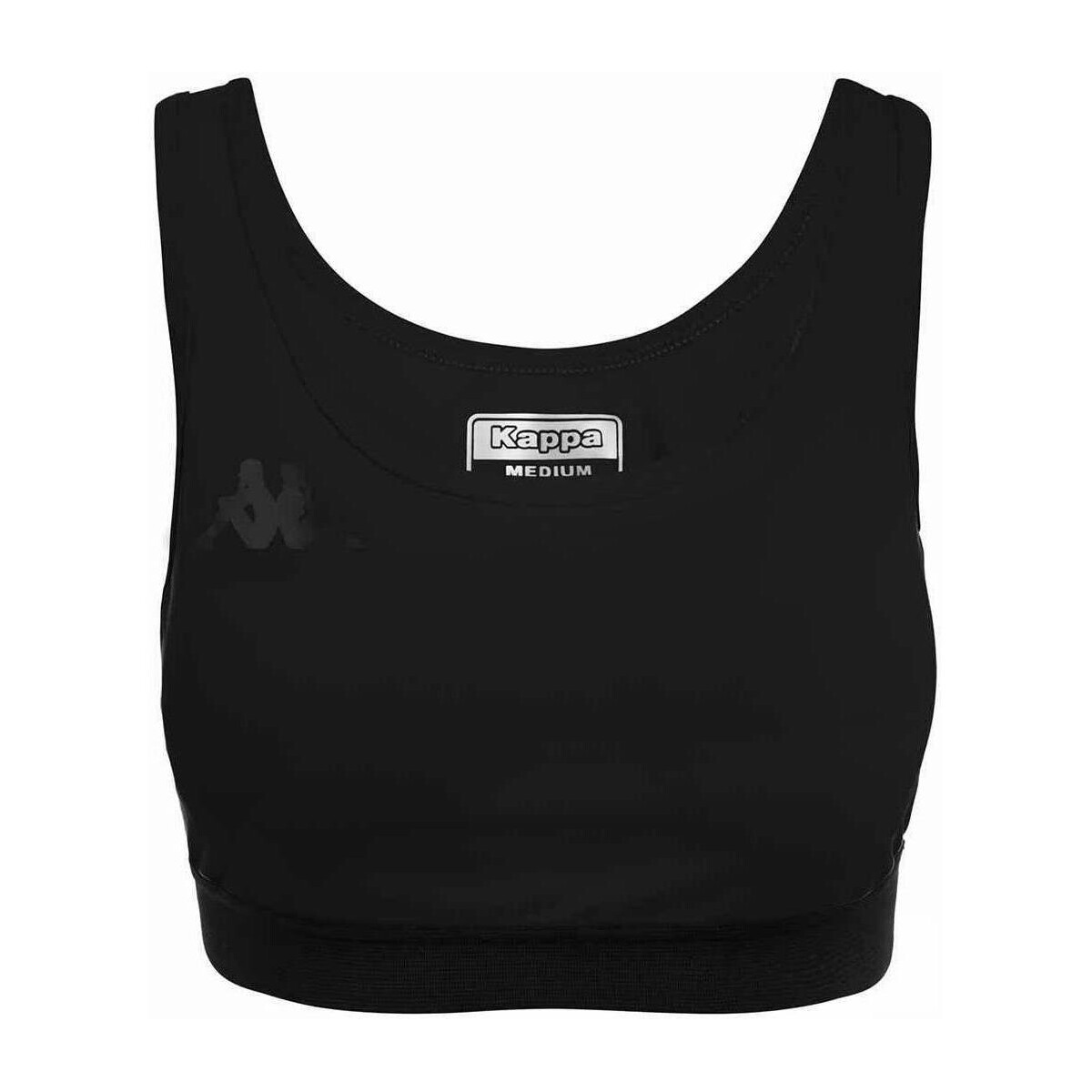 Vêtements Femme T-shirts manches courtes Kappa Brassière Emme Sportswear Noir