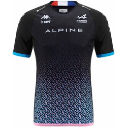 Vêtements Homme T-shirts manches courtes Kappa Maillot Kombat Gasly BWT Alpine F1 Team 2023  Noir Noir