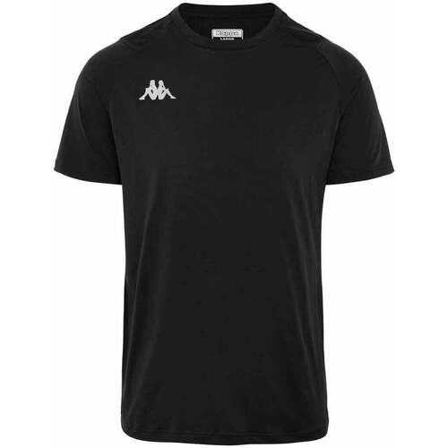 Vêtements Homme T-shirts RALPH manches courtes Kappa T-shirt  Kombat Egre Sportswear Noir