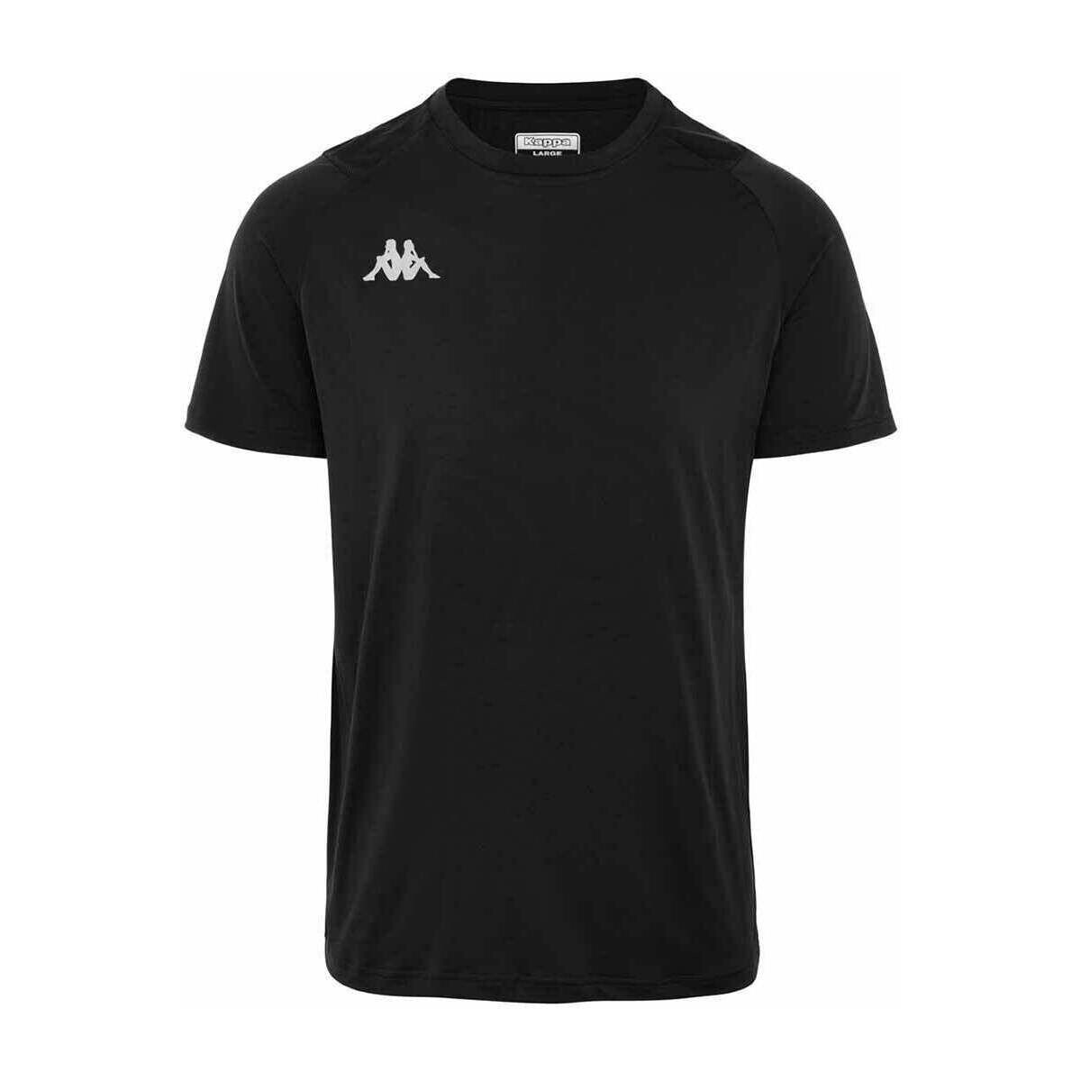 Vêtements Homme T-shirts manches courtes Kappa T-shirt  Kombat Egre Sportswear Noir