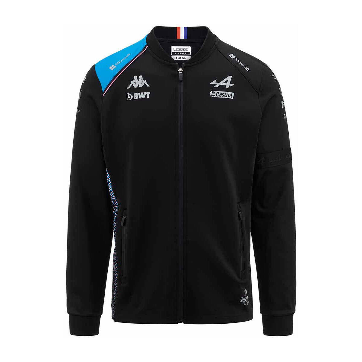 Vêtements Garçon Sweats Kappa Veste Atriso BWT Alpine F1 Team 2023  Noir Noir