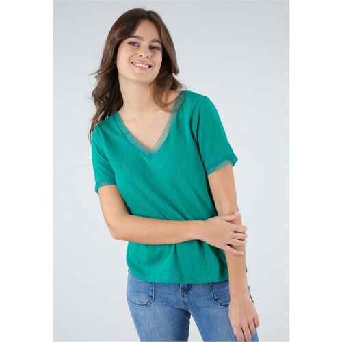 Vêtements Femme T-shirts & Polos Deeluxe T-Shirt Obsidian AIYANA Vert