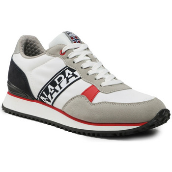Chaussures Homme Baskets mode Napapijri Sneakers Cosmos NP0A4HL5 White/Navy/Red Blanc
