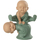 Maison & Déco Statuettes et figurines Jolipa Décoration à poser petits moines 15 cm Vert