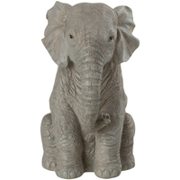 Voir toutes les ventes privées Statuettes et figurines Jolipa Statuette éléphant en résine 18 cm Gris