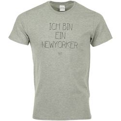 Vêtements Homme T-shirts manches courtes Civissum Ich Bin Ein Newyorker Tee Gris