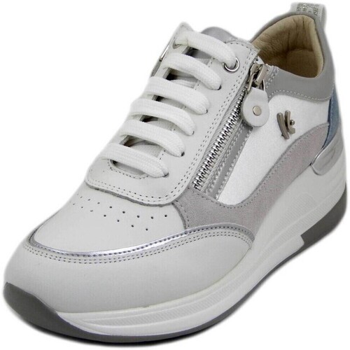 Chaussures Femme Baskets mode Keys Canapés 2 places, Faux Cuir-K7620 Blanc