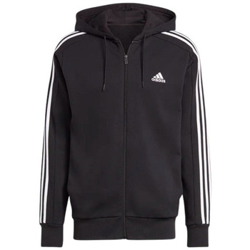 Vêtements Homme Sweats adidas Originals SWEATSHIRT 3S FT FZ - BLACK WHITE - MT Noir