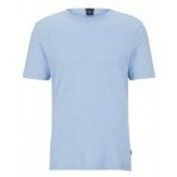 Vêtements Homme T-shirts manches courtes BOSS Tiburt Bleu