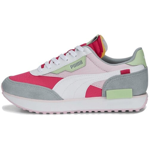 Chaussures Femme Baskets basses Puma Future Rider Play ON Rose, Gris
