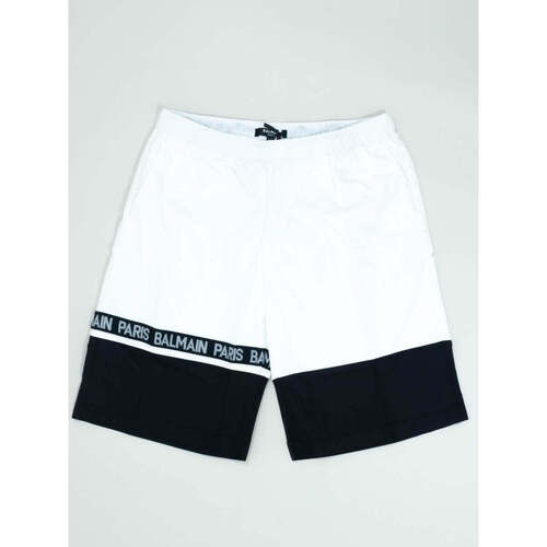 Vêtements Garçon Maillots / Shorts de CLOTHING Balmain  Blanc