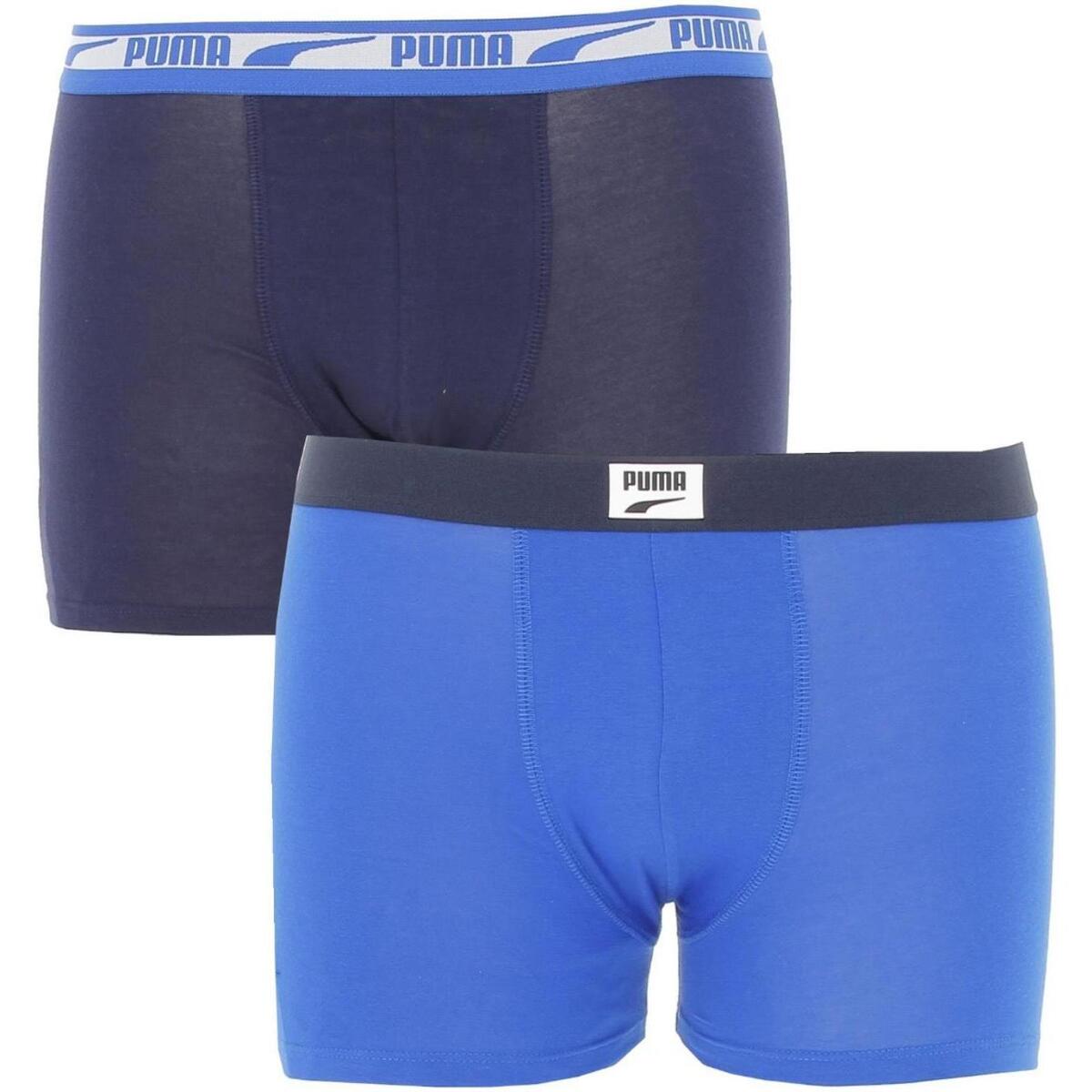 Sous-vêtements Garçon Boxers Puma boys logo patch boxer 2p Bleu