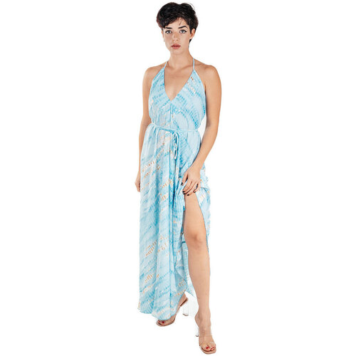 Vêtements Femme Robes longues Isla Bonita By Sigris Suivi de commande Bleu
