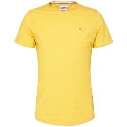 Vêtements Homme T-shirts & Polos Tommy Jeans T Shirt homme  Ref 59565 ZGQ Jaune Jaune