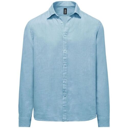 Vêtements Homme Chemises manches longues Bomboogie SM6402 T LI2-23 DUSTY SKY Bleu