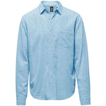 Vêtements Homme Chemises manches longues Bomboogie SM7880 T LITP-23 DUSTY SKY BLUE Bleu