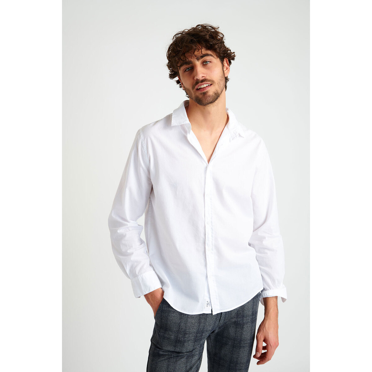 Vêtements Homme Chemises manches longues 1789 Cala ALAIN BONASSOLA Blanc