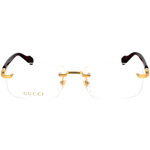Gucci brooch Eyewear square-frame chain-arms sunglasses