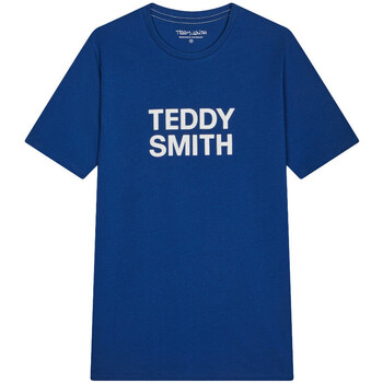 Vêtements Garçon Chega a SVD o artigo S S RUSH HOUR T-SHIRT com a marca que pertence a a temporada SP2022 Teddy Smith 61002433D Bleu