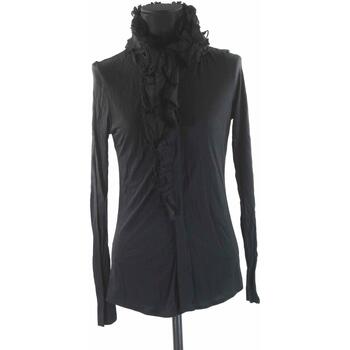 Vêtements Femme T-Shirt NIKE 137-147 cm taille M noir et gris Ralph Lauren Top en coton Noir