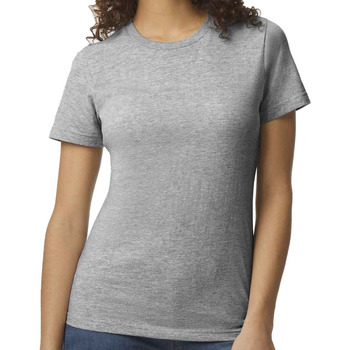 Vêtements Femme T-shirts manches longues Gildan GD92 Gris